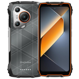  Téléphone robuste Blackview BL7000, 8 Go + 256 Go, écran 6,78 pouces, Android 15, MediaTek Dimensity 6300 Octa Core, réseau : 5G, NFC, OTG (Orange) SB455E1222-20